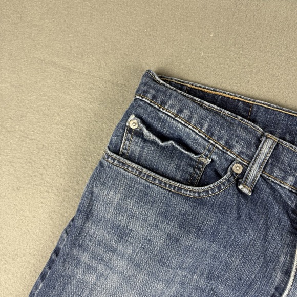 Levis 511 Jeans Mens 34x29* Blue Denim Slim Fit‎ Medium Wash Mid Rise Casual - Picture 5 of 11